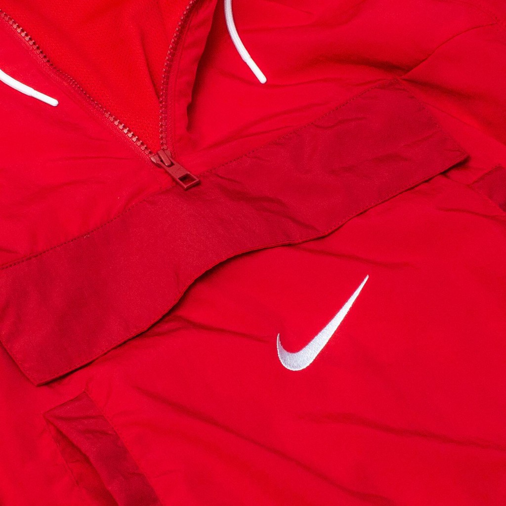 ÁO KHOÁC NIKE TAPED SWOOSH POPOVER JACKET - ĐỎ