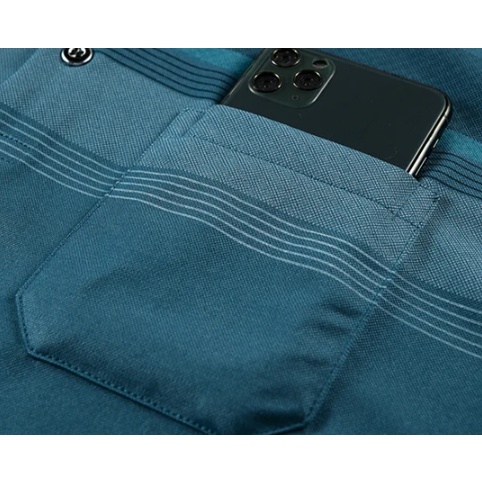 Áo polo cotton Tay Dài Dáng Rộng Cổ Đứng Thoải Mái Thời Trang Xuân Thu Cho Nam