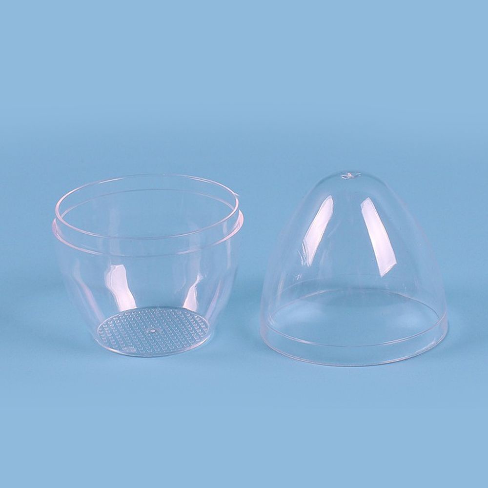 [Hàng mới về] Set 1 / 2 / 5 hộp đựng mút trang điểm hình quả trứng bằng nhựa thiết kế tiện dụng