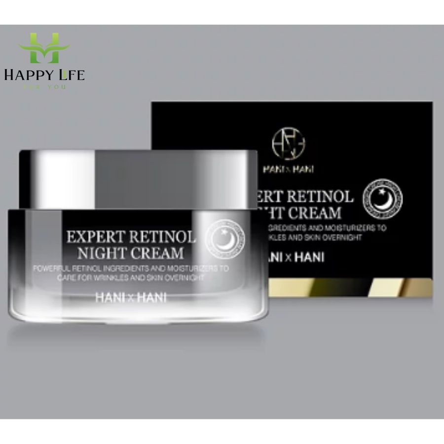 Kem dưỡng trắng da mặt, kem dưỡng da ban đêm, kem dưỡng da ban ngày HANI x HANI 50g Hàn Quốc - Happy Life 4U