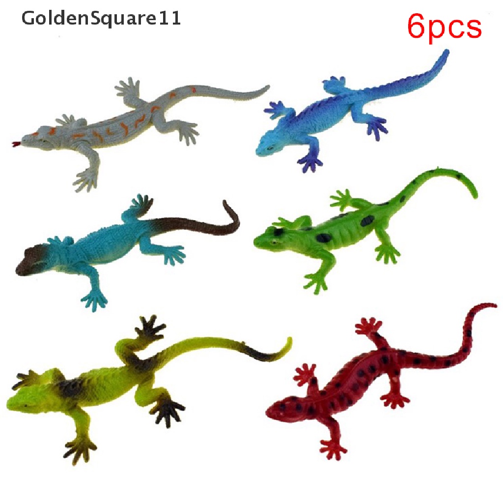 [Goldsquare11] 6 * Mô Hình Thằn Lằn Đồ Chơi Giáo Dục