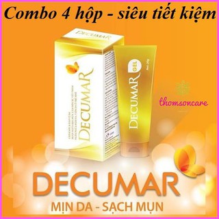 Decumar - Hết mụn hết thâm - Combo 4 tuýp - Chính hãng