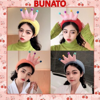 Băng Đô Rửa Mặt Bờm Cài Tóc Hình Vương Miện Xinh Xắn Phong Cách Hàn Quốc BD21