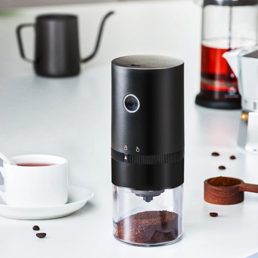 【DREAMLIFE】USB Electric Portable Coffee Grinder Coffee Bean Grinder ABSStainless Steel cANpqnDm YKdwxOI