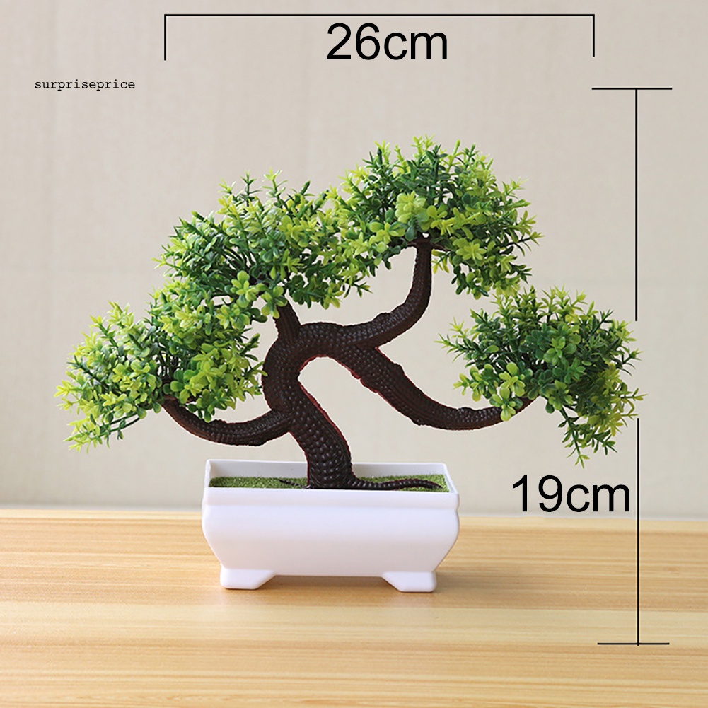 Chậu Cây Bonsai Giả Trang Trí Nhà Cửa / Khách Sạn / Sân Vườn