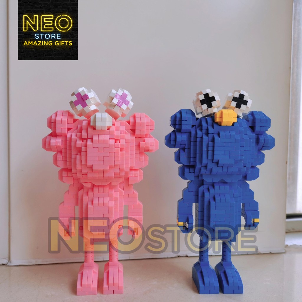 Bộ Đồ Chơi Lắp Ráp Lego Nhân Vật Hoạt Hình Kaws - xếp hình trí tuệ