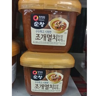 Tương gia vị nấu canh tương đậu hàn quốc 450g - 조개멸치 된장찌개 양념