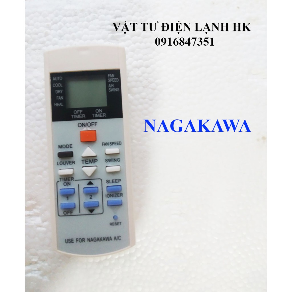 Điều khiển điều hòa các hãng mẫu như hình MIDEA SUMIKURA FUNIKI NAGAKAWA MITSUBISHI - Remote máy lạnh