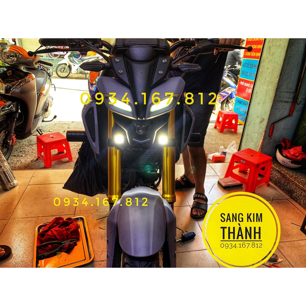 Pad Lắp Đèn Trợ Sáng Bi Cầu Mini Xe Mô Tô YAMAHA MT-15