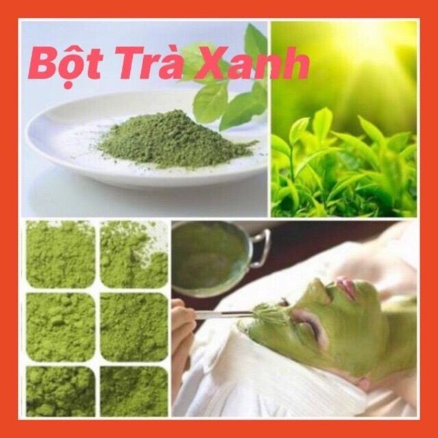 100g bột trà xanh nguyên chất 100% (loại đặc biệt)