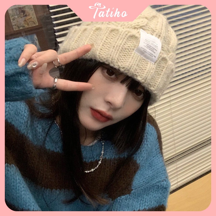 [Hàng Xịn, Giá Tốt] Nón Len nam nữ , Mũ Len dệt kim Phong Cách Hàn Quốc Thời Trang ulzzang Thu Đông Giữ Ấm - Mã NV050