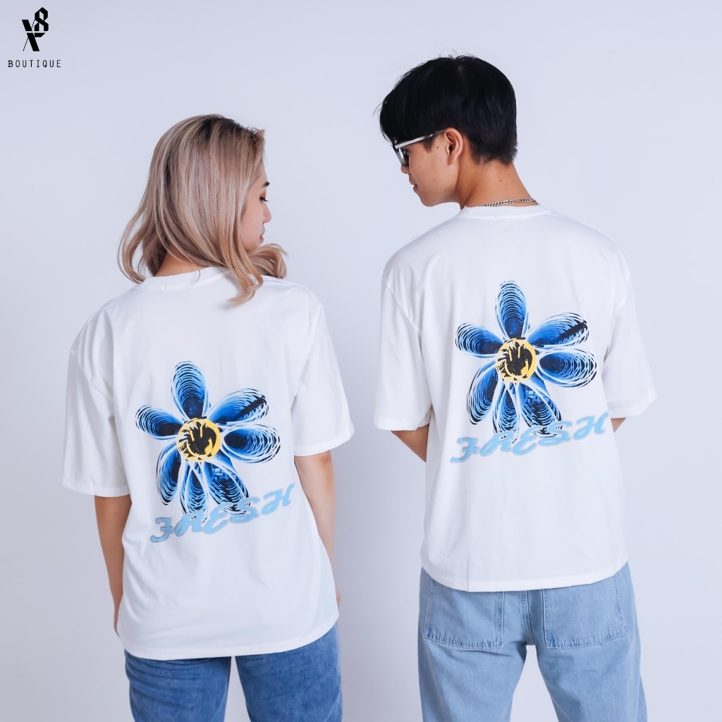 Áo Thun Unisex Tay Lỡ X8 992 Áo Phông Nam Nữ Form Rộng Cotton Thấm Hút Mồ Hôi