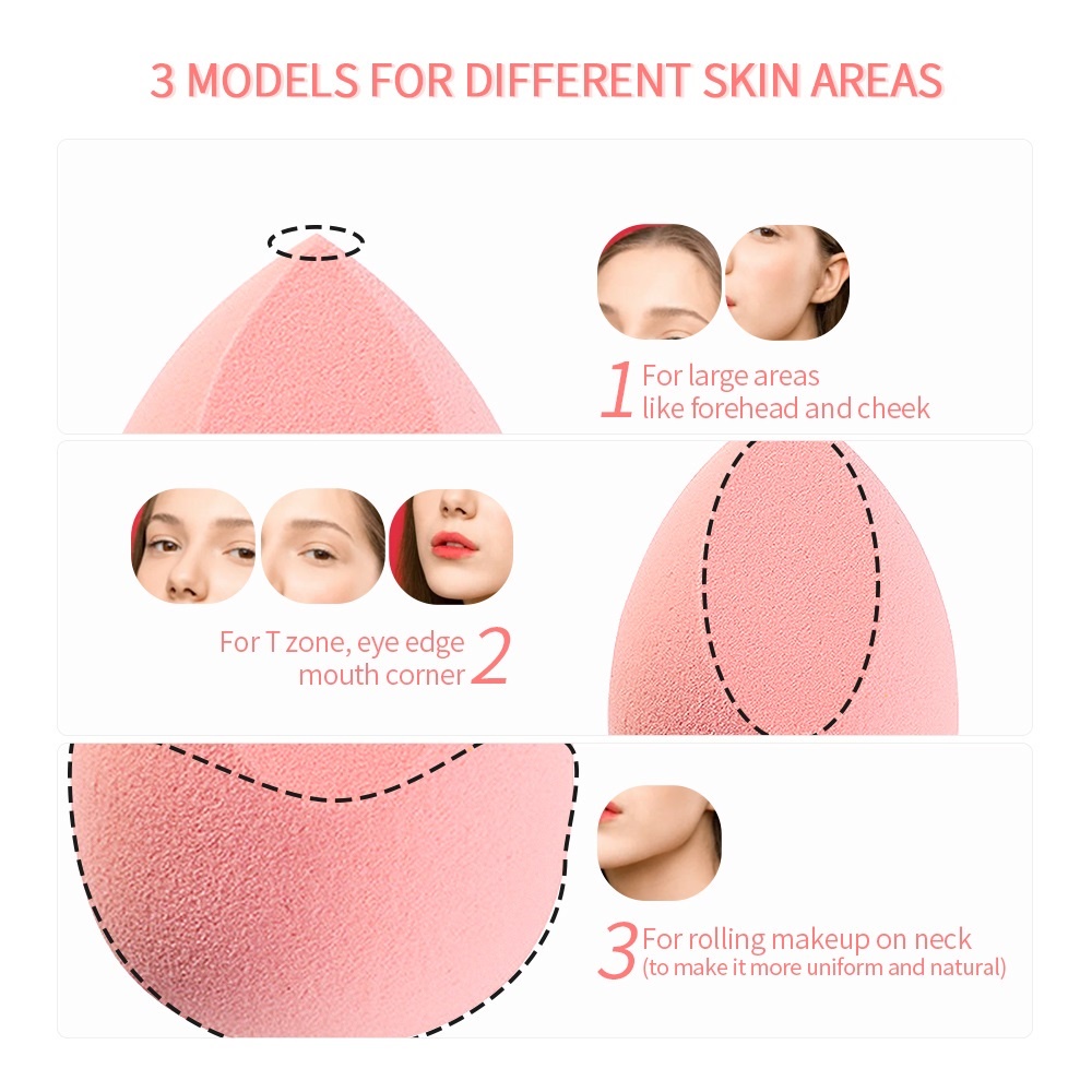 Bông phấn trang điểm làm đẹp Beauty Blender cỡ lớn cao cấp