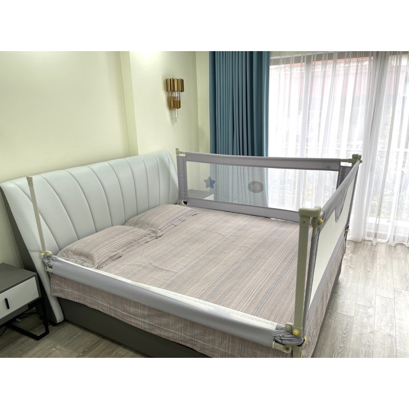 Thanh chắn giường Umoo Nâng cấp cho bé năm 2021, chặn giường dạng trượt không kênh đệm