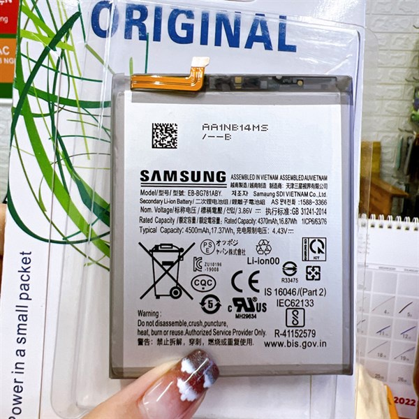 Pin gắn trong Samsung A52 - EB-BG781ABY, bảo hành đổi trả.