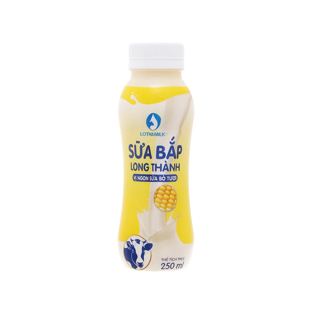 Sữa bắp Long Thành Lothamilk chai 250ml | BigBuy360 - bigbuy360.vn