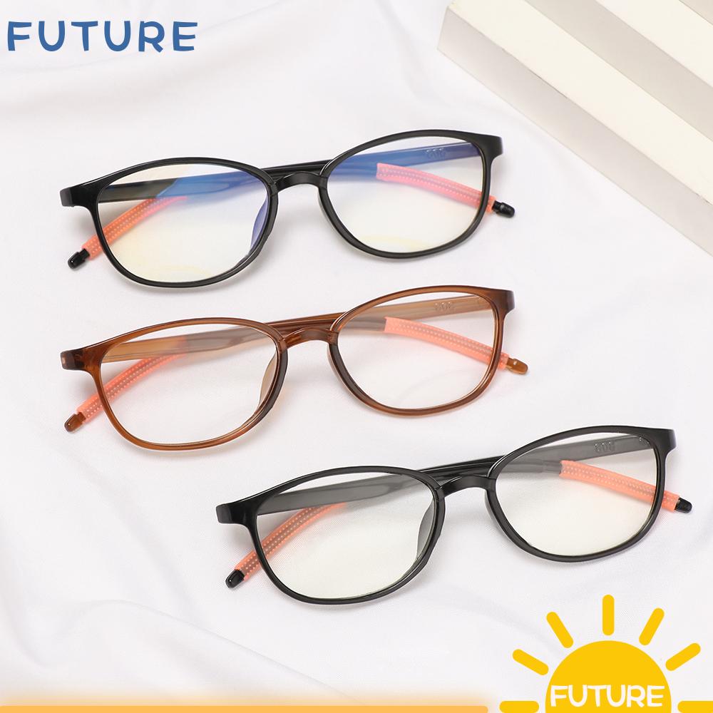 Kính Đọc Sách Gọng Tròn Siêu Nhẹ Bằng Nhựa Resin Trong Suốt HD Nhiều Màu Thời Trang Cho Nam Và Nữ