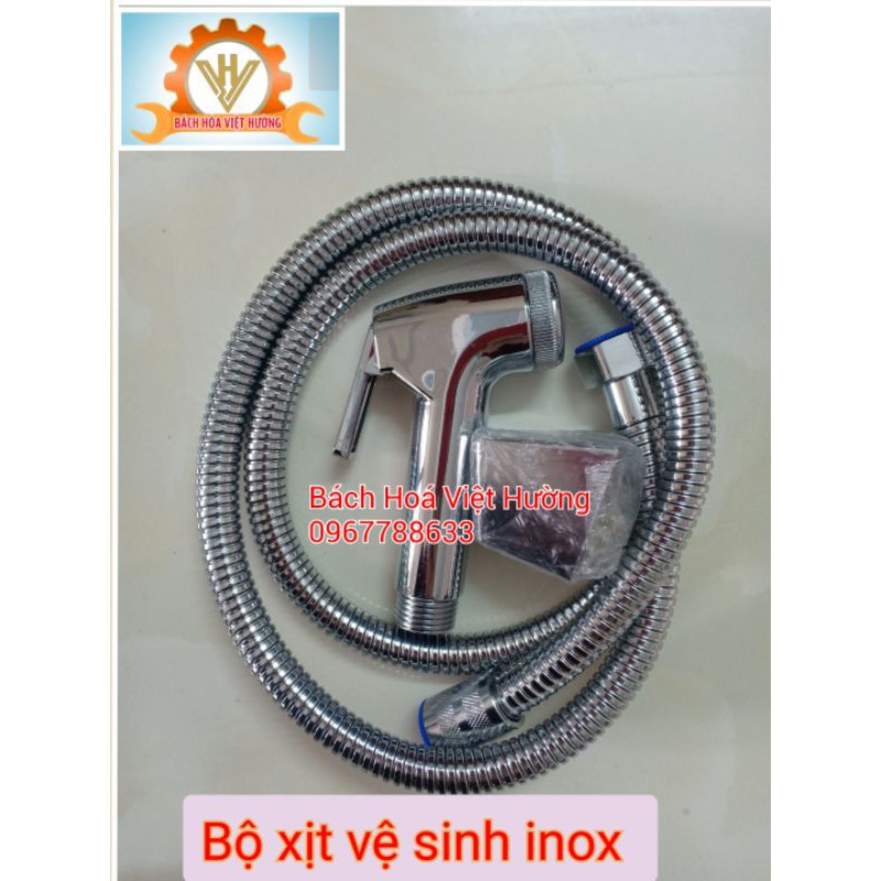 BỘ XỊT VỆ SINH INOX CAO CẤP PARADO. VÒI XỊT TOILET (BỒN CẦU). ĐẦU XỊT MẠ INOX