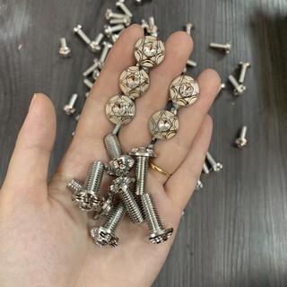 Ốc inox 8li20 gắn đĩa