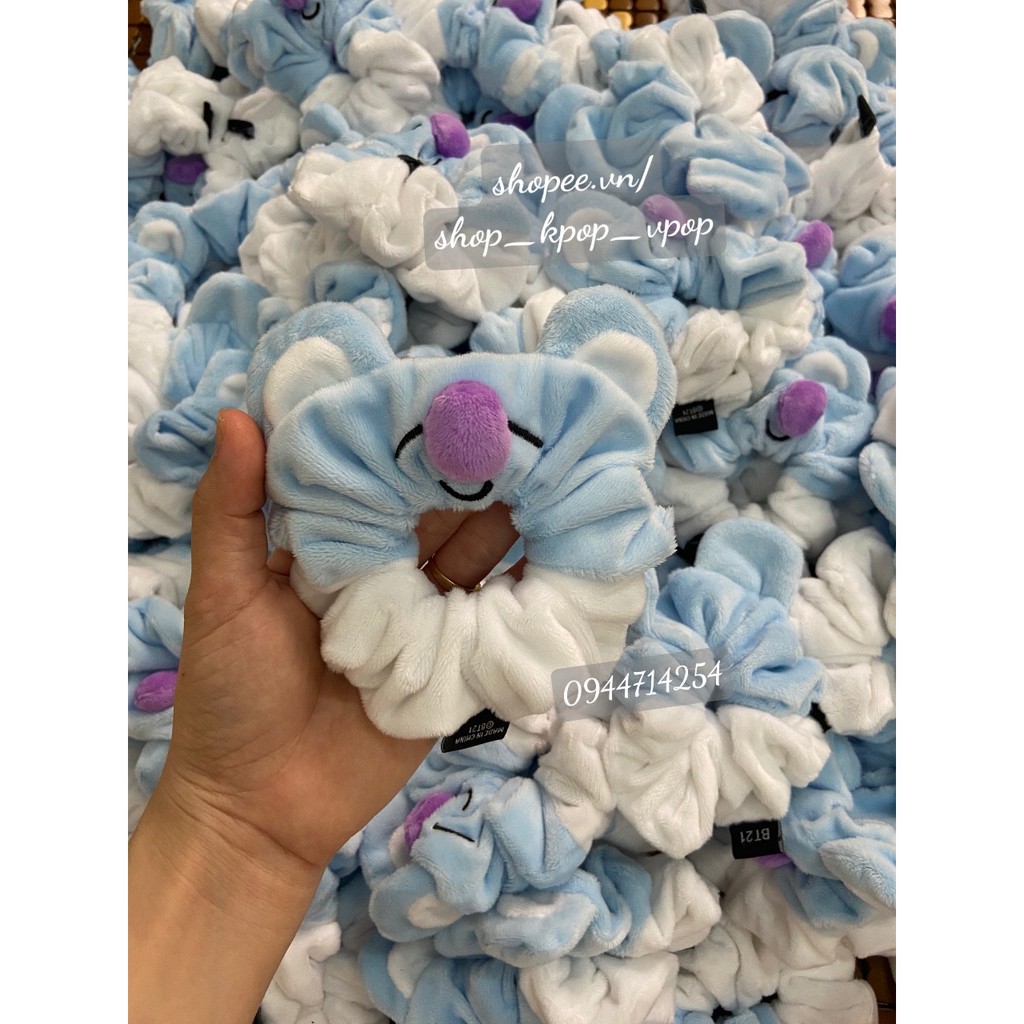 Combo Gấu Bông BT21 + Scrunchies BT21 hàng chất lượng