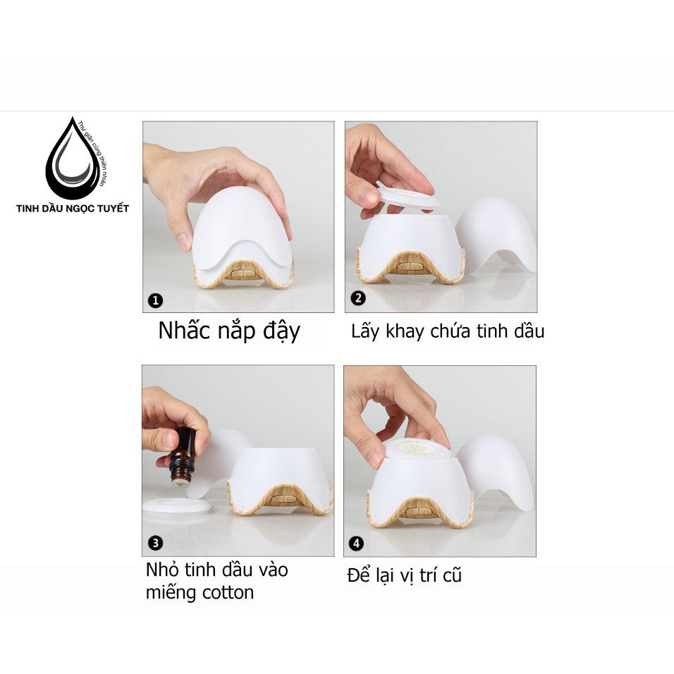 &lt;HÃNG GX Diffuser&gt; Máy khuếch tán tinh dầu sạc pin sò đen dùng trong ô tô! Tiện lợi, gọn nhẹ, sạc 3 tiếng xài 10 tiếng