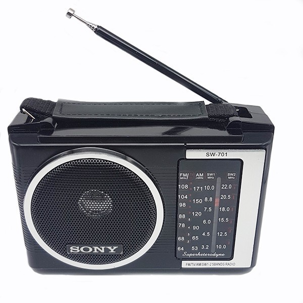 Radio nghe Đài SW 701 | Đài nghe FM, AM,SW Radio cho người già ( tặng dây sạc )