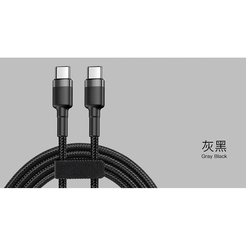 Dây cáp sạc truyền dữ liệu hai chiều loại c usb-c PD