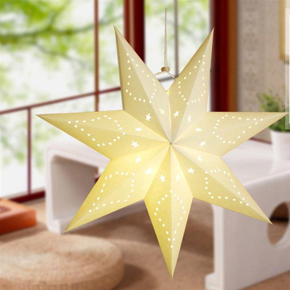 Khung Đèn Rỗng 45cm Họa Tiết Ngôi Sao Trang Trí Nhà Cửa / Tiệc Cưới