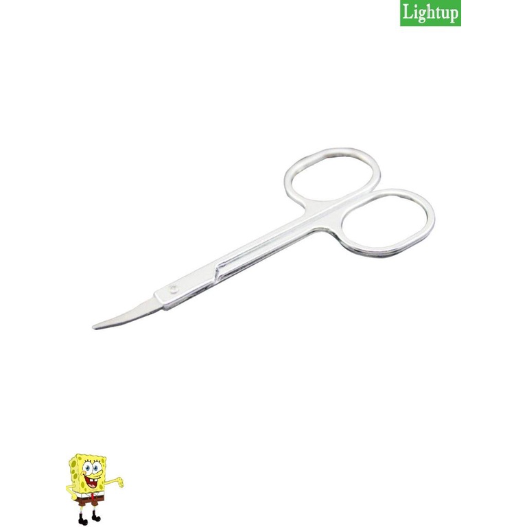 Kéo cắt tóc mũi Máy cắt lông mày nhỏ Kéo trang điểm bằng thép không gỉ