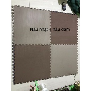 Thảm xốp kích thước 60x60x1cm chân chữ L nhiều màu sắc