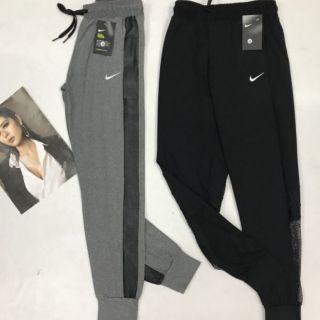 Quần dài jogger nữ phối lưới