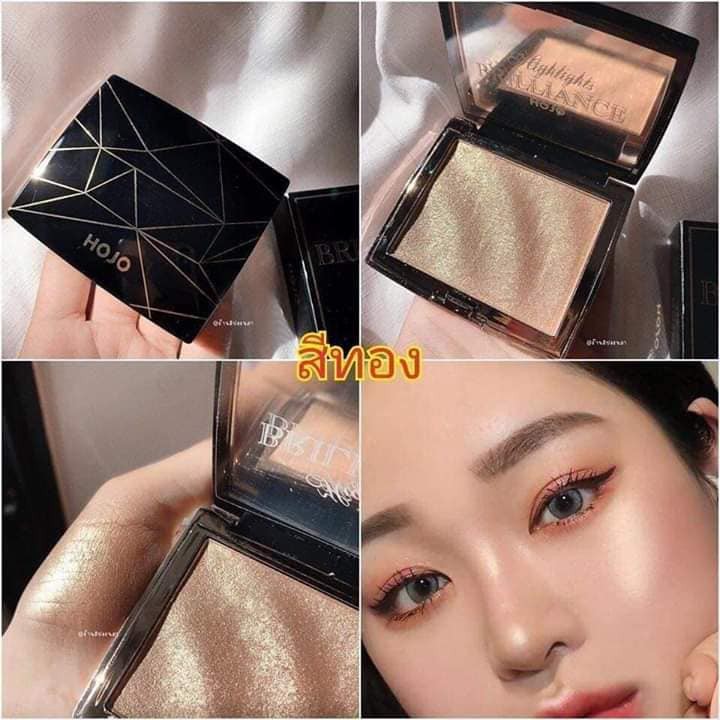 Phấn nén bắt sáng chống thấm nước bám màu lâu hiệu HOJO