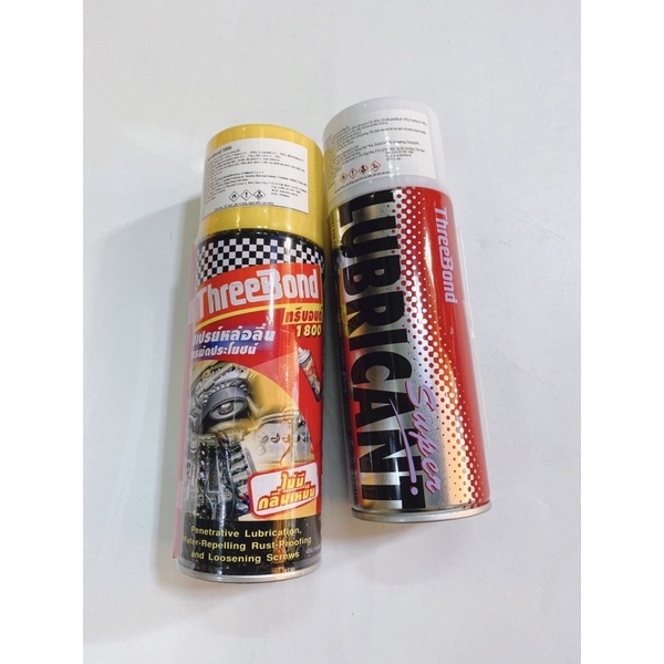 Chai xịt phá rỉ và bôi trơn sên ThreeBond 2in1 hàng Thái lan chai 400ml