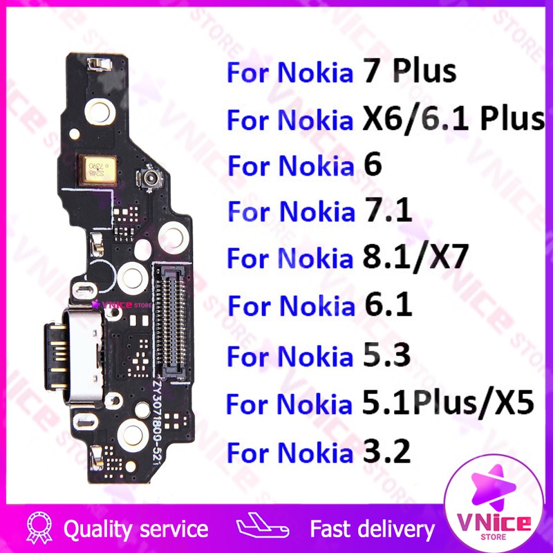 cụm chân sạc Nokia 5.1 Plus 6.1 8.1 X5 X6 X7 7 8 Giá Rẻ