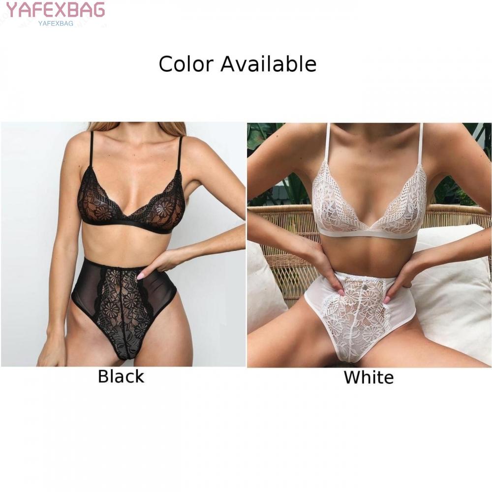 Womens Sexy Lingerie Lace Bra Thong Bikini Set Underwear Nightwear Sleepwear  2021 new hot sale readystock