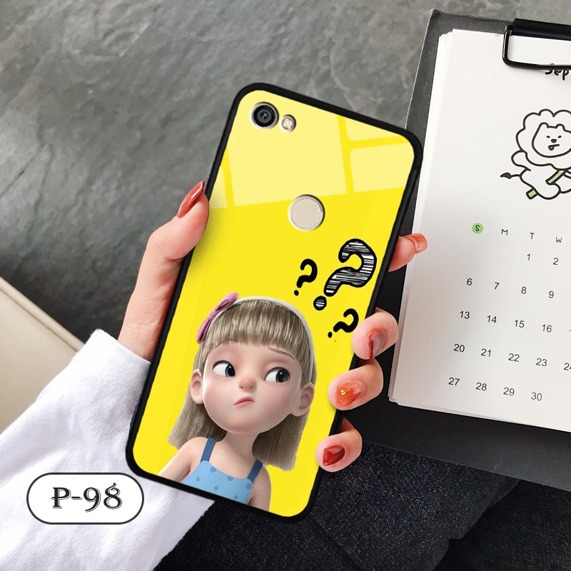 Ốp lưng kính 3D Xiaomi Redmi Note 5A Prime-cute