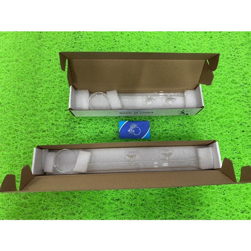 Ống Thuỷ Tinh Cho Cá Tép Ăn + Chén Thuỷ Tinh