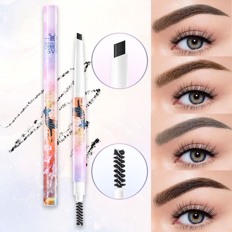 Chì Kẻ Lông Mày Hai Đầu Tự Nhiên Lâu Trôi Không Thấm Nước