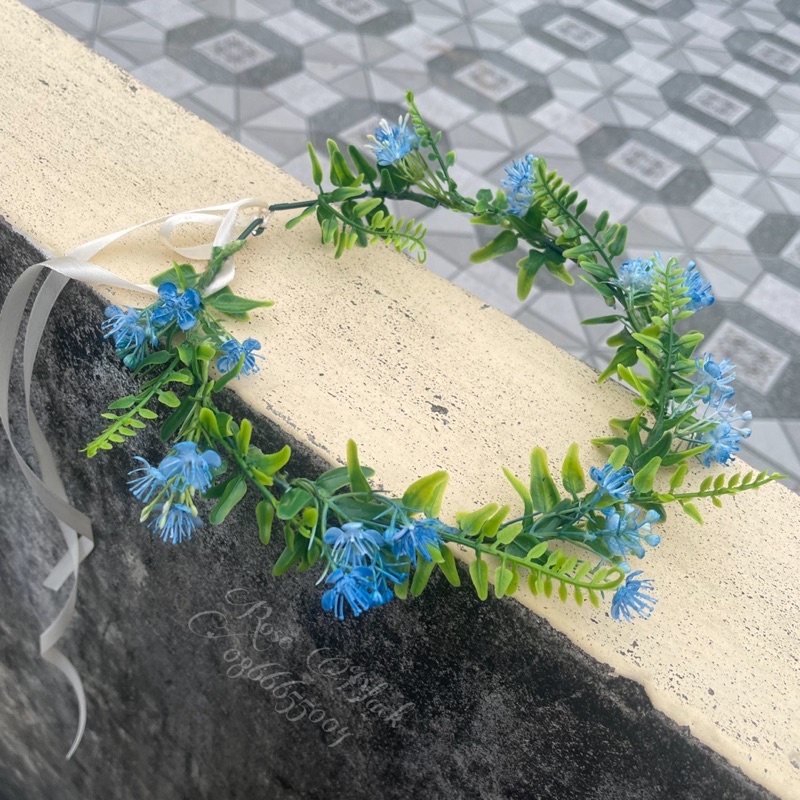 Vòng hoa kỉ yếu có trắng, hồng, vàng baby mã RaL-99