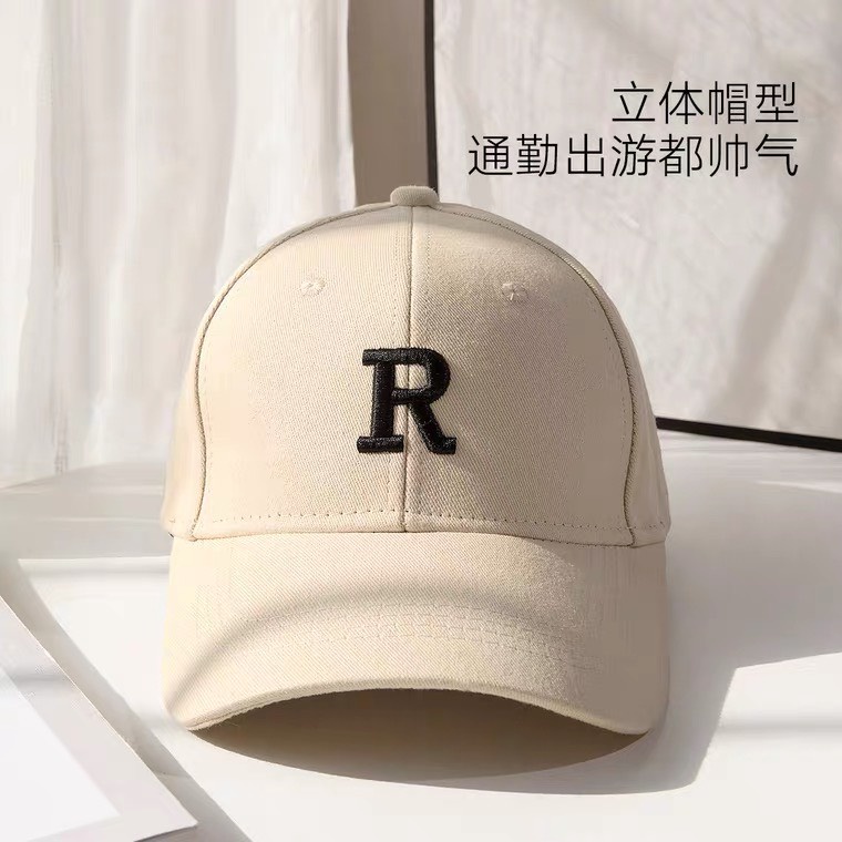 Mũ lưỡi trai chữ R nhiều màu, nón kết form unisex nam nữ - MK21