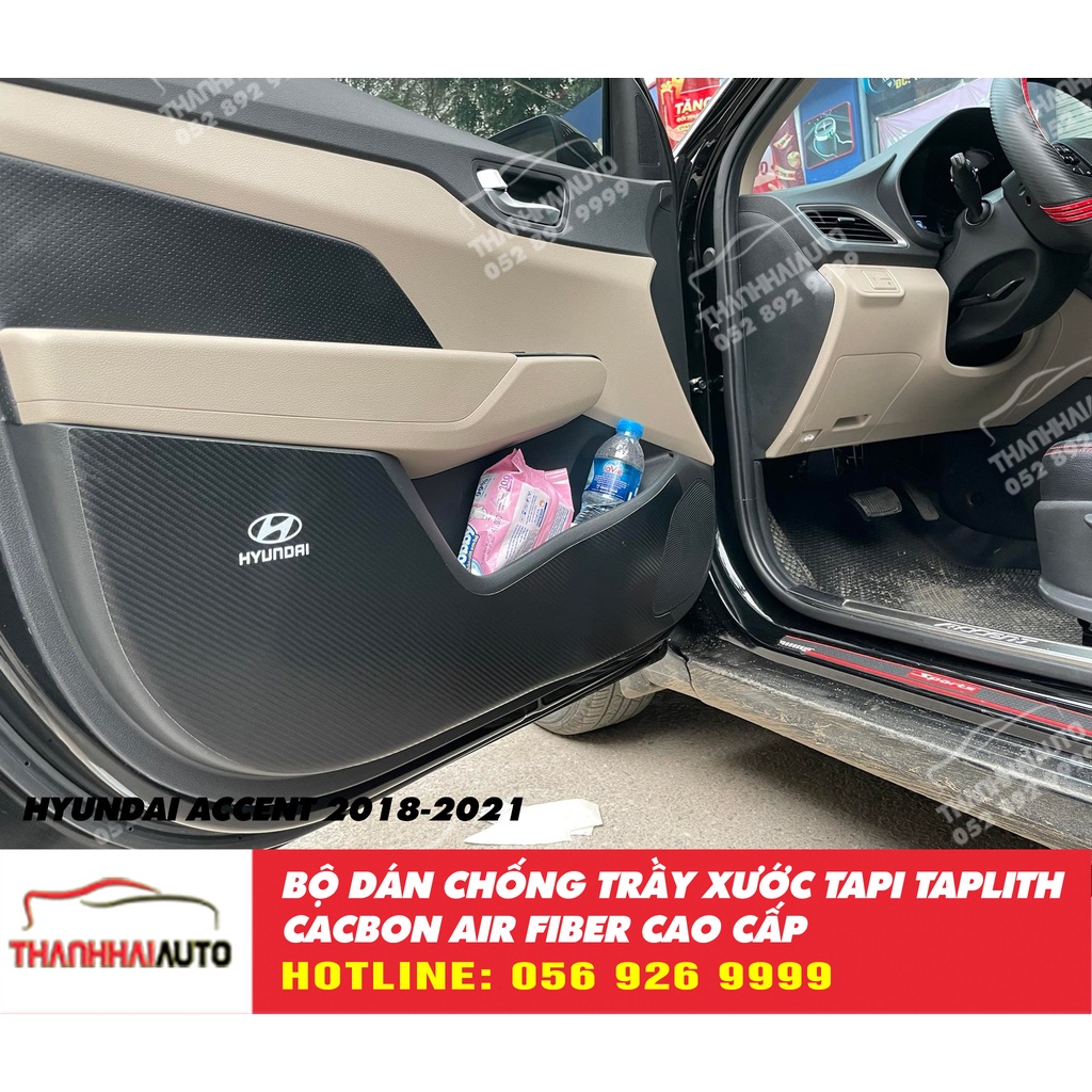 Tapli Carbon  xe Hyundai Accent