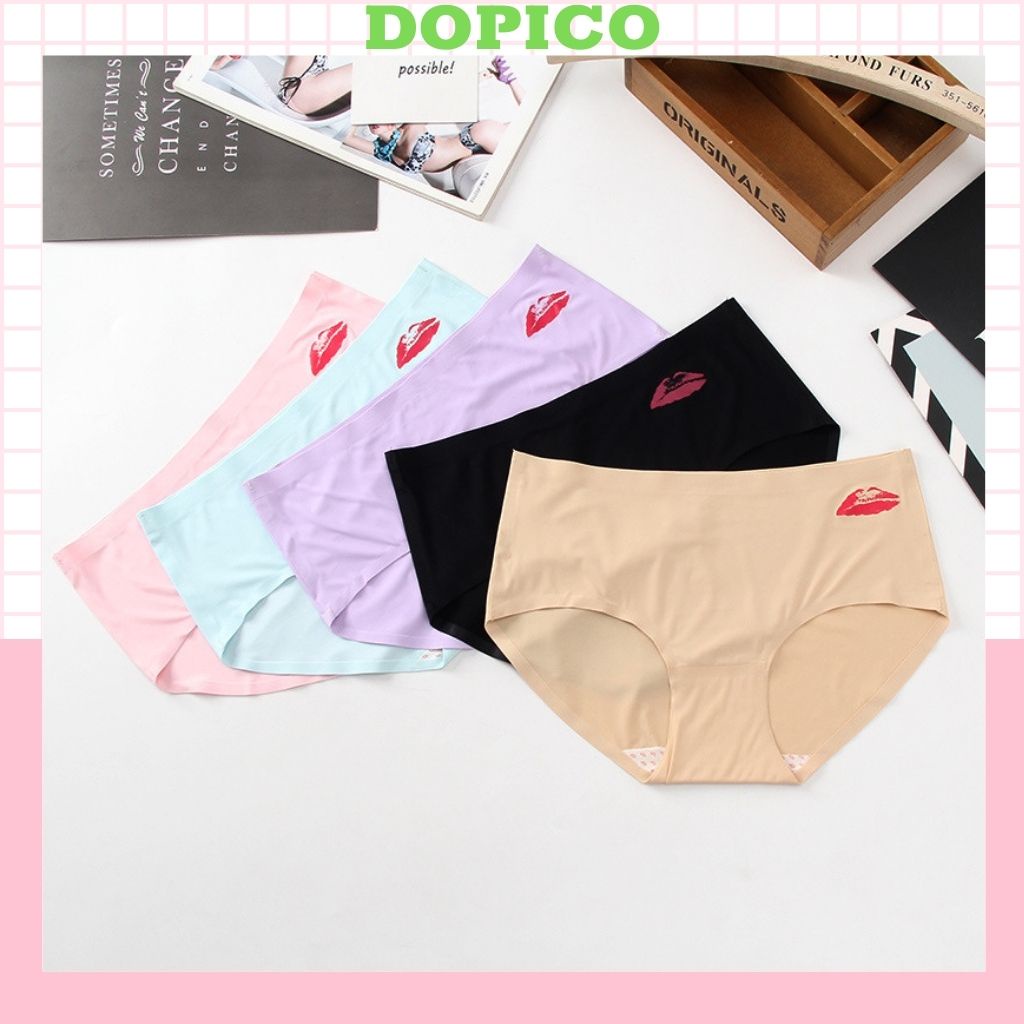 Quần lót nữ đúc su thun lạnh không đường may mặc thoải mái dễ thương DOPICO Q11