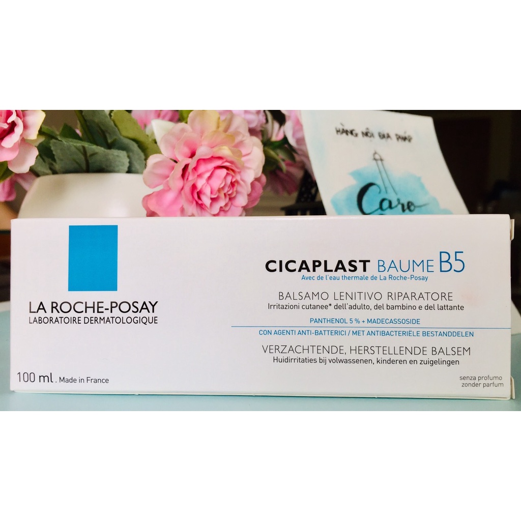 Kem phục hồi da Cicaplast Baume B5 - La roche posay Pháp 40ml-100ml dành cho da khô