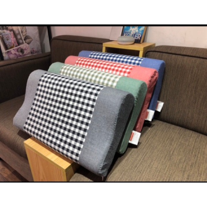 Gối cao su non người lớn (Nhiều Màu Được Chọn) - Kích Thước 30cm x 50cm x 9cm Gối chống ngáy ngủ