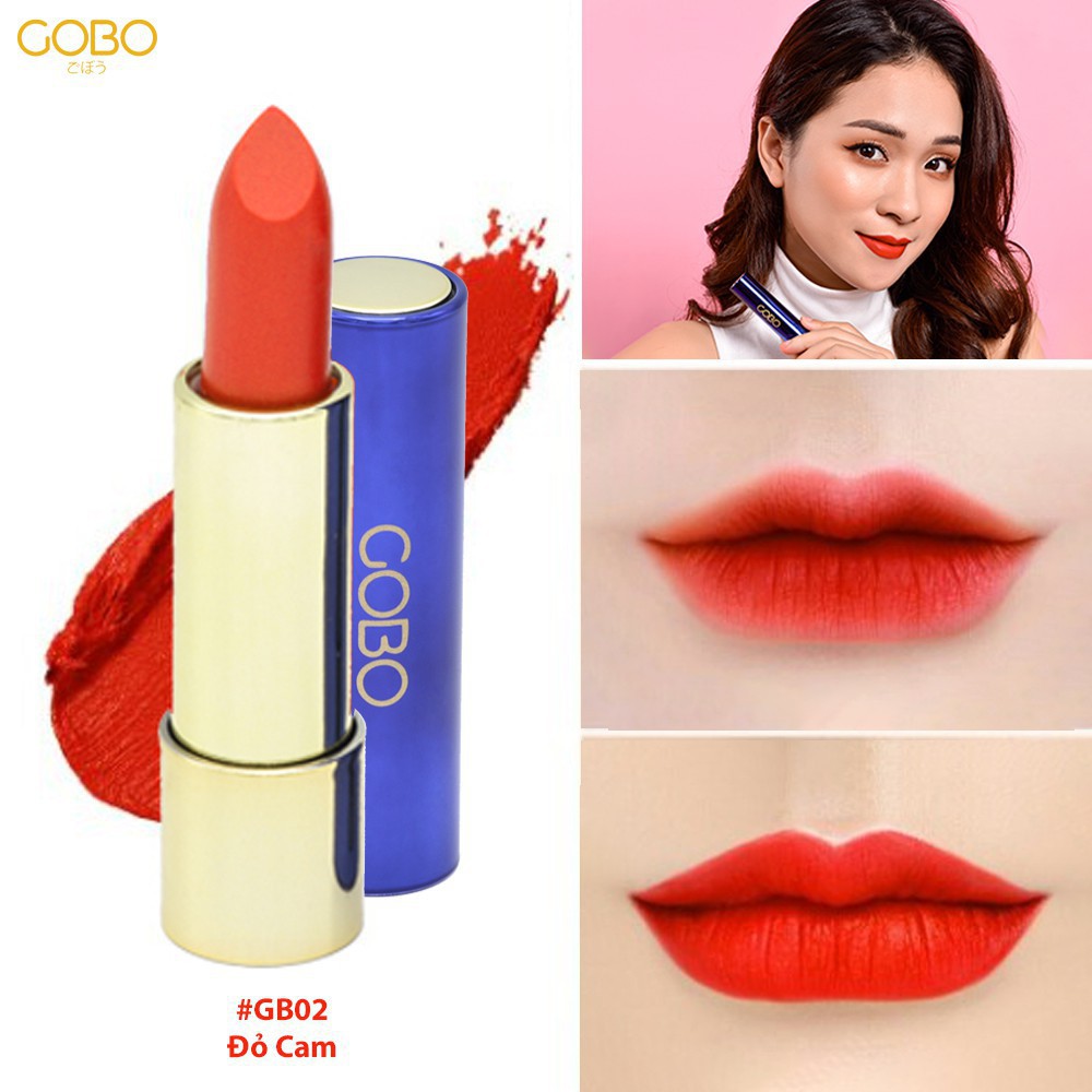 Son không chì ❤️FREESHIP❤️son môi cao cấp,son môi chính hãng,son dành cho bà bầu Cocayhoala Gobo Nature matte 4.5g