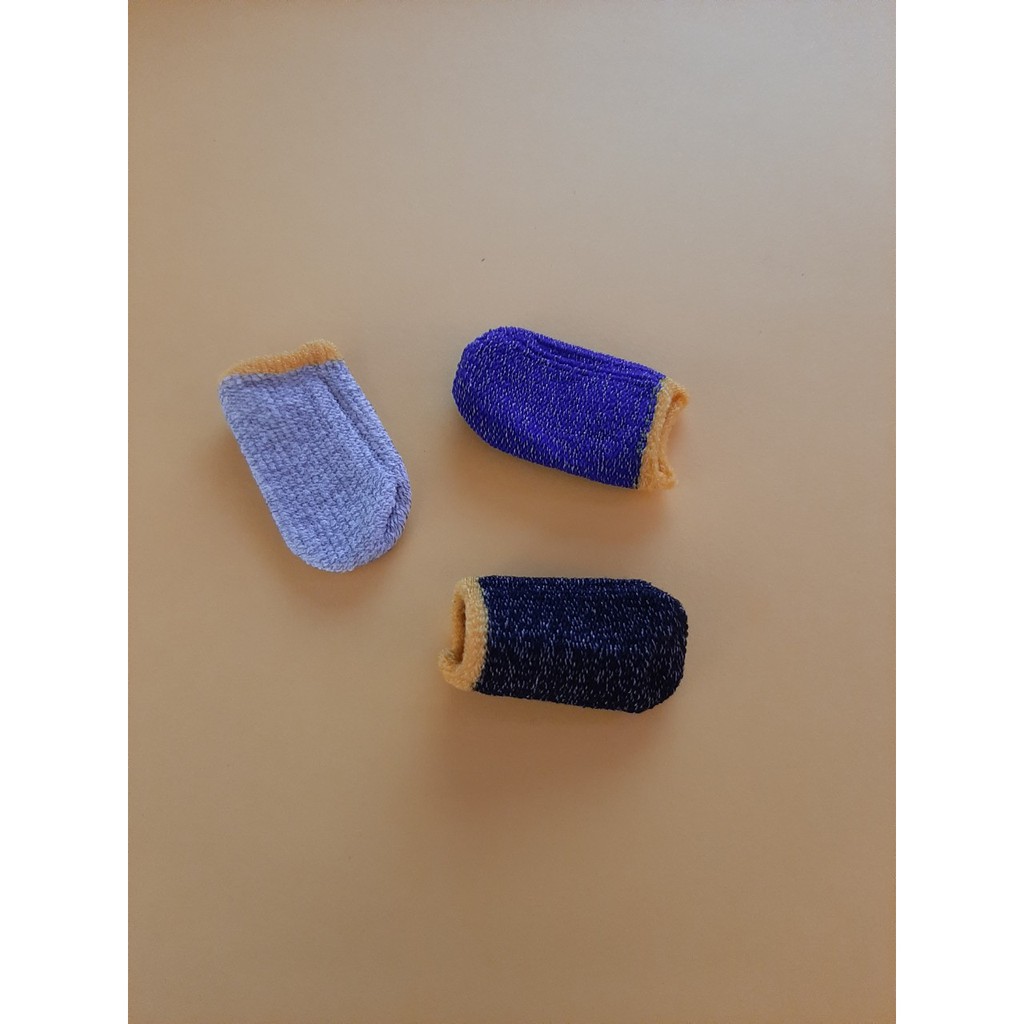 Bộ 2 bao ngón tay chống mồ hôi và chống trượt hỗ trợ chơi game