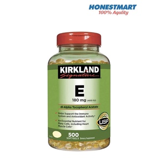Bổ sung vitamin e kirkland signature vitamin e 400 iu 500 viên