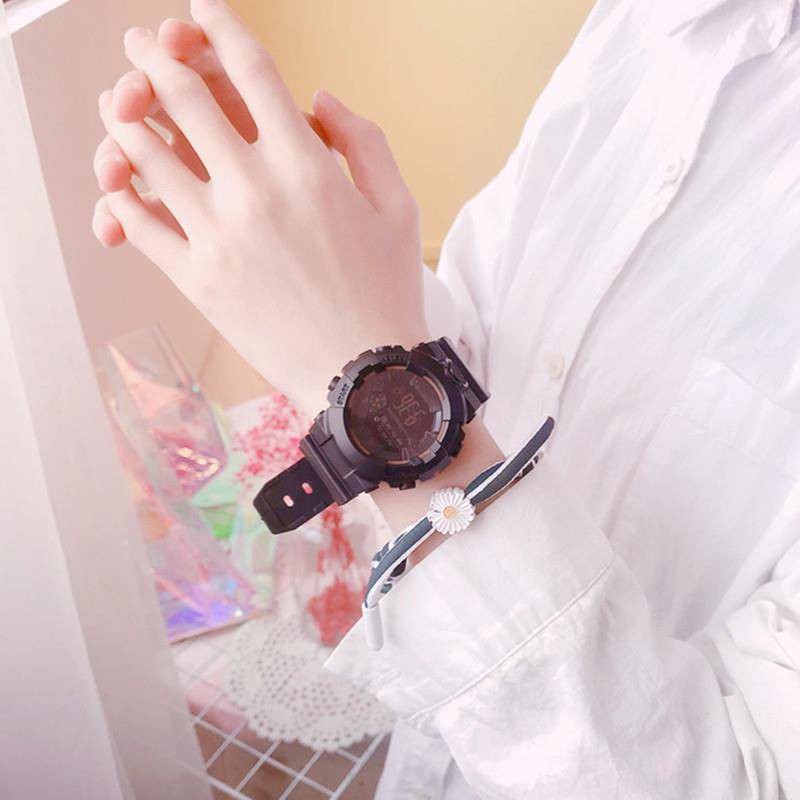 Đồng hồ đeo tay nữ của trẻ em Học sinh Phiên bản Hàn Quốc của khí chất đơn giản, gió Nhật Bản và Hàn Quốc Cặp vợ chồng n