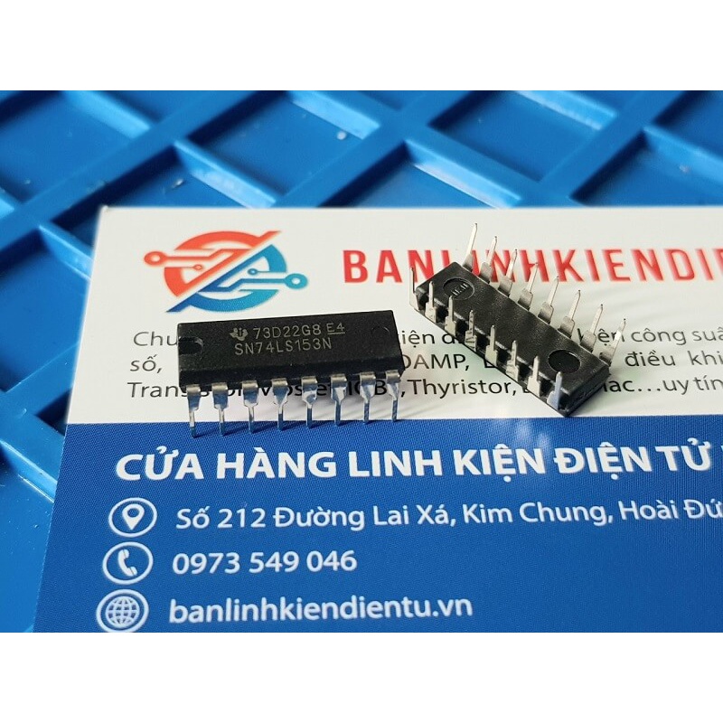 [Combo 5 chiếc] SN74LS153N 74LS153N IC Chuyên Dụng DIP-16