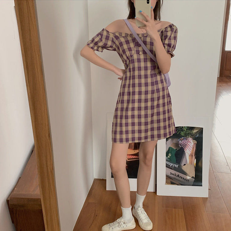 New Snapping up&French Minority Date Dress Summer New Trendy European Goddess Retro Scheming Square Collar Dress Fashion | BigBuy360 - bigbuy360.vn